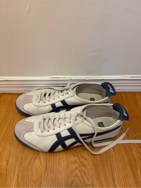 Onitsuka Tiger by Asics Other - NEW Onitsuka Tiger Beige and Blue Retro Sneakers